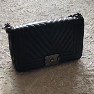 Black Quilted Purse